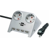 Удлинитель BRENNENSTUHL Desktop-Power+USB Hub 2.0 2 розетки, USB-хаб (1153540124)