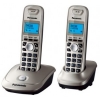 Р/Телефон Dect Panasonic KX-TG2512RUN платиновый (труб. в компл.:2шт) АОН