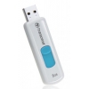 Флеш Диск Transcend 8Gb Jetflash 530 TS8GJF530 USB2.0 белый/голубой