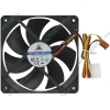 Вентилятор GlacialTech "SilentBlade II GT12025-EDLA1" d120мм, 950об./мин. (питание от мат.платы и разъёма питания ATA HDD) (ret)