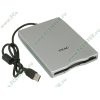Дисковод 3.5" TEAC "FD05PU", внешн., серебр. (USB) (oem)