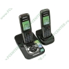 Радиотелефон Panasonic "KX-TG8422RUB", DECT, с опред.номера, с автоотв., доп. трубка, черный 