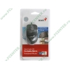 "Мышь" Genius "Micro Traveler 300" оптич., 2кн.+скр., черно-серый (USB) (ret)