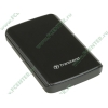 Внешний жесткий диск 640ГБ Transcend "StoreJet 25D2" TS640GSJ25D2, черный (USB2.0) (ret)