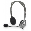 Наушники с микрофоном Logitech Stereo H110 серебристый 1.8м накладные оголовье (981-000271)