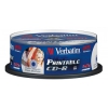 Диск CD-R Verbatim 700Mb 52x Cake Box (25шт) Printable (43439) (мин.кол.8)
