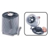 THERMALTAKE <DU0462-3> SUPER ORB COOLER FOR SOCKET 370/A(462) (2 вентилятора, 28/30дБ, 5000/5500об/мин, AL)