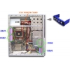THERMALTAKE <A1360> HARDCANO 8 VR U-TYPE ALUMINUM (5.25"панель, 4-CH. FAN SPEED CONTROLLER)