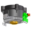 MOLEX RADIAL FIN XP-12 <37165-0012> COOLER FOR SOCKET 370/A(462) (38дБ, 5400об/мин, CU+AL)