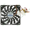 Вентилятор Scythe "Slip Stream 120 Slim SY1212SL12M" d120мм, 1600об./мин. (питание от мат.платы и разъёма питания ATA HDD) (ret)