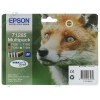 Комплект картриджей Epson "T1285" C13T12854010 (черный, голубой, желтый, пурпурный) для Stylus S22/SX125/SX420W/SX425W/BX305F/BX305FW 