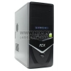 Miditower FOX <5826BS+CR> Black-Silver ATX 450W (24+4+6пин)