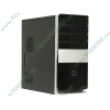 Корпус Miditower Foxconn "TSAA-725", ATX, черно-серебр. (FSP 500Вт) 