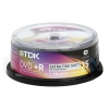 Диск TDK DVD+R 4.7Gb 16x Cake Box Printable (25шт) (t19845)