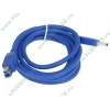 Кабель USB3.0 соединительный USB A-B Gembird "CCP-USB3-AMBM-6" (1.8м) 