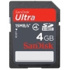 Карта памяти SDHC 4Gb SanDisk Ultra Class4 (SDSDH-004G-E11)