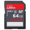 Карта памяти SDXC 64Gb SanDisk Ultra Class4 (SDSDH-064G-E11)
