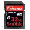 Карта памяти SDHC 32Gb SanDisk Extreme Class10 (SDSDX3-032G-E31)