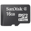 Карта памяти MicroSDHC 16Gb SanDisk Class2 (SDSDQ-016G-E11M)