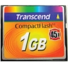 TRANSCEND <TS1GCF45> COMPACTFLASH CARD 1GB 45X