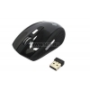 Kreolz Wireless Optical Mouse <WMC102> Black (RTL) USB 6btn+Roll, беспроводная, уменьшенная