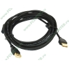 Удлинитель USB2.0 Konoos "KC-USB2-AMAF-3", с позолоченными контактами, с ферритовыми кольцами (3.0м) (ret)