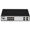Коммутатор D-Link DES-3200-10/C1A Управляемый коммутатор 2 уровня с 8 портами 10/100Base-TX, 1 портом 100/1000Base-X SFP и 1 комбо-портом 100/1000Base