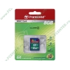 Карта памяти 8ГБ Transcend "TS8GSDHC4" SecureDigital Card HC Class4 