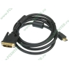 Кабель-переходник DVI-D Single Link<->HDMI Flextron "Базовый" CHD-BAS-1.8-01-P1, медь 28AWG, позолоченные контакты (1.8м) (oem)