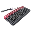 Клавиатура OKLICK Multimedia Keyboard <320M> Red <USB&PS/2> 107КЛ+19КЛ  М/Мед+USB порт