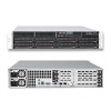 Серверная платформа Supermicro SYS-6026T-URF <2U, X8DTU-F, 2*s1366, i5520, 12*DDR3, 8 HS, SVGA, SATA RAID, 2*Gb Lan, IPMI, 2*720W>