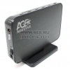 AgeStar <3UB3A8(6G)-Black (Al)>(Внешний бокс для 3.5"  SATA  HDD,  USB3.0)