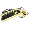 A4-Tech G-Cube3 <GKSP-2305B Mad for Plaid> (Кл-ра М/Мед USB,+ USB порт, Мышь USB, 6кн, 2Roll + коврик)