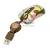 A4-Tech G-Cube3 Retractable Mini G-Laser Mouse <GLH-61L So Happy Together Love> (RTL) USB 4btn+Roll, уменьшенная