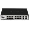 Коммутатор D-Link DES-3200-18/C1A Управляемый коммутатор 2 уровня с 16 портами 10/100Base-TX, 1 портом 100/1000Base-X SFP и 1 комбо-портом 100/1000Bas