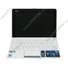 Мобильный ПК ASUS "Eee PC 1015PED" (Atom N455-1.66ГГц, 2048МБ, 250ГБ, SDHC/MMC, LAN, WiFi, BT, WebCam, 10.1" WSVGA, W'7 S), белый 