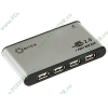 Разветвитель 7 портов USB2.0 5bites "HUB1004", внешн., с блоком питания (ret)