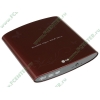 Привод DVD±RW 8x8x8xDVD/24x24x24xCD LG "GP08NU6R", внешний, красный (USB2.0) (ret)