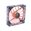 Вентилятор Aerocool Shark 12см "Evil Black Edition" (оранж. подсветка), 3+4 pin, 32.5 CFM, 800 RPM, 12.6 dBA (4710700955444)