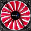 Вентилятор Aerocool Shark 14см "Devil Red Edition" (красная подсветка), 3+4 pin, 50 CFM, 800 RPM, 14.5 dBA (EN55475)