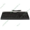 Клавиатура Genius "Slim Star 320", 104+16кн., водостойкая, черно-серебр. (USB) (ret)
