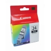 Чернильница Canon BCI-24Bk для S200/S300//i320/i450/i470D//MPC190/200. Черная. 130 страниц. (6881A002)