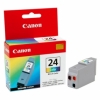 Чернильница Canon BCI-24Color для S200/S300//i320/i450/i470D//MPC190/200. Цветная (голубой, пурпурный, желтый). 120 страниц. (6882A002)