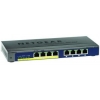 Коммутатор Netgear (GS108P-100EUS) 8-портовый 10/100/1000 Мбит/с, 4 порта с PoE, внешний БП