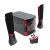 Колонки SVEN MS-1020 Black (2x15W +Subwoofer 30W  дерево,  ПДУ  проводной)