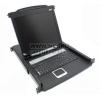 ATEN <CL1008MRG> 1U 8-port 17" Single Rail LCD KVM Switch  (+2 кабеля)