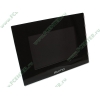Цифровая фоторамка 11.3" Qumo "PhotoLife QM121.01", акрил, черный + деревянная панель 