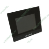 Цифровая фоторамка 8" Qumo "PhotoLife QS800.01", акрил, черный + деревянная панель 