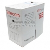 Кабель UTP 2 пары кат.5e LSZH <бухта 305м>  Telecom <UTP2-TC305C5E(L)N-CCA-IS(RD)-LSZH>