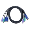 Кабель  D-Link  DKVM-CB3/B1A Кабель KVM длиной 3 м с разъемами PS2